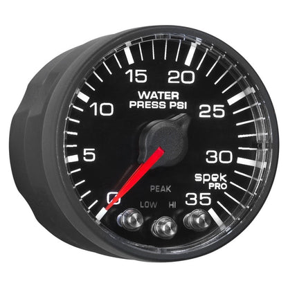 Autometer Spek - Pro 52.4mm 0 - 35 PSI Digital Stepper Motor Water Pressue Gauge Universal | P343328 - JDMusclePressure GaugesatmP343328