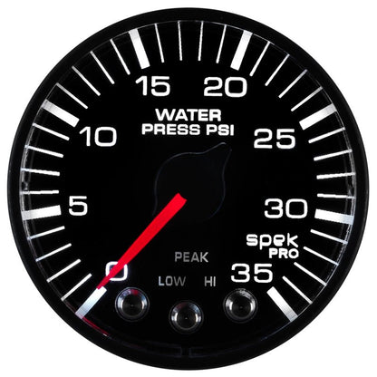 Autometer Spek - Pro 52.4mm 0 - 35 PSI Digital Stepper Motor Water Pressue Gauge Universal | P343328 - JDMusclePressure GaugesatmP343328