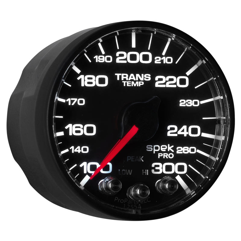 Autometer Spek - Pro 52.4mm 100 - 300 Deg F Digital Stepper Motor Transmission Temperature Gauge Universal | P342328 - JDMuscleTemperature GaugesatmP342328
