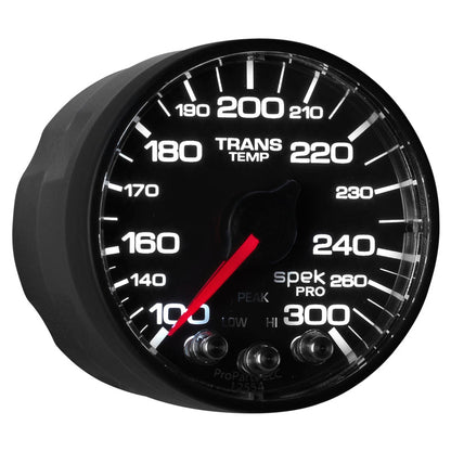 Autometer Spek - Pro 52.4mm 100 - 300 Deg F Digital Stepper Motor Transmission Temperature Gauge Universal | P342328 - JDMuscleTemperature GaugesatmP342328