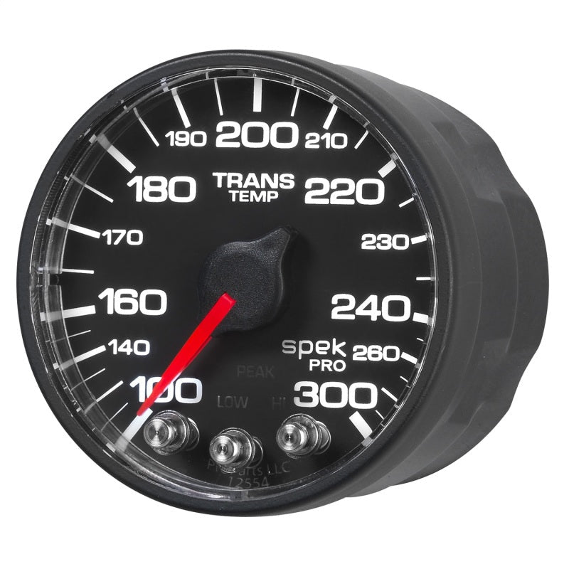 Autometer Spek - Pro 52.4mm 100 - 300 Deg F Digital Stepper Motor Transmission Temperature Gauge Universal | P342328 - JDMuscleTemperature GaugesatmP342328