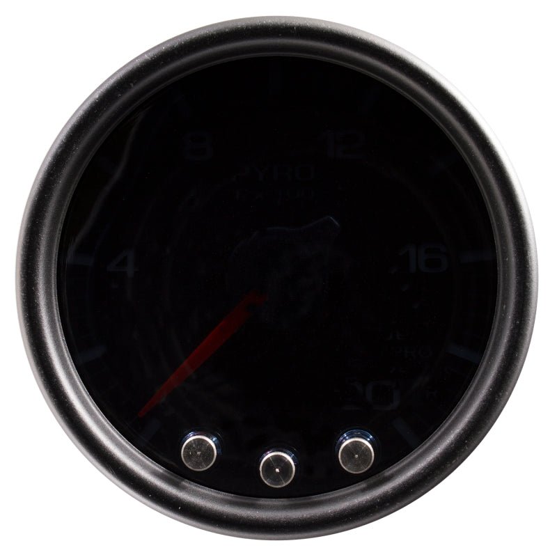 Autometer Spek - Pro EGT Gauge Pyro. 2 1/16in 2000f Stepper Motor W/Peak & Warn Black / Smoke / Black Universal | P31052 - JDMuscleEGT GaugesatmP31052