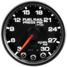 Autometer Spek - Pro Fuel Rail Pressure Gauge 2 1/16in 30Kpsi Stepper Motor W/Peak & Warn Black / Black Universal | P32132 - JDMuscleFuel Pressure Regulator GaugesatmP32132
