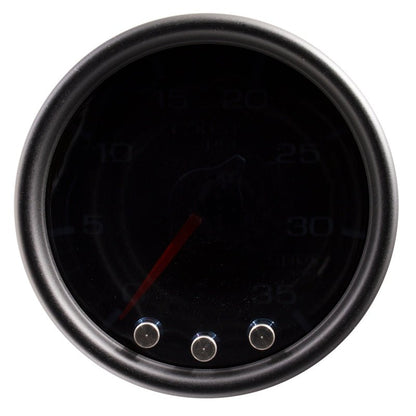 Autometer Spek - Pro Gauge Boost 2 1/16in 35psi Stepper Motor W/Peak & Warn Blacksmoke / Black Universal | P30352 - JDMuscleBoost GaugesatmP30352