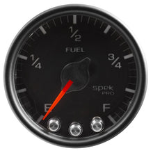 Autometer Spek - Pro Gauge Fuel Level 2 1/16in 0 - 270 Programmable Black /Black Universal | P31232 - JDMuscleMulti GaugesatmP31232
