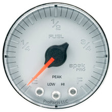Autometer Spek - Pro Gauge Fuel Level 2 1/16in 0 - 270 Programmable Silver / Chrm Universal | P312218 - JDMuscleMulti GaugesatmP312218