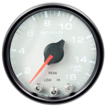 Autometer Spek - Pro Gauge Nitrous Press 2 1/16in 1600psi Stepper Motor W/Peak & Warn White /Black Universal | P32012 - JDMusclePressure GaugesatmP32012