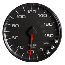 Autometer Spek - Pro Gauge Speedometer 5in 180 Mph Electric Programmable Black/Black Universal | P230328 - JDMuscleMulti GaugesatmP230328