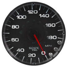 Autometer Spek - Pro Gauge Speedometer 5in 180 Mph Electric Programmable Black/Chrome Universal | P230318 - JDMuscleMulti GaugesatmP230318