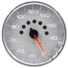 Autometer Spek - Pro Gauge Speedometer 5in 180 Mph Electric Programmable Silver / Chrome Universal | P23021 - JDMuscleMulti GaugesatmP23021