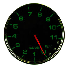 Autometer Spek - Pro Tachometer Gauge 5in 11K Rpm W/Shift Light & Peak Mem Black/Chrome Universal | P23931 - JDMuscleTachometersatmP23931