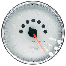 Autometer Spek - Pro Tachometer Gauge 5in 11K Rpm W/Shift Light & Peak Mem Silver/Chrome Universal | P23921 - JDMuscleTachometersatmP23921