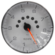 Autometer Spek - Pro Tachometer Gauge 5in 8K Rpm W/Shift Light & Peak Mem Silver/Chrome Universal | P238218 - JDMuscleTachometersatmP238218