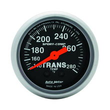 Autometer Sport Comp 140 - 280F Transmission Temperature Gauge | 3351 - JDMuscleTemperature Gaugesatm3351