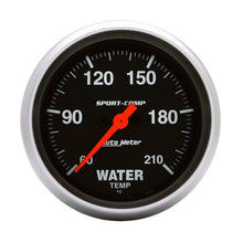 Autometer Sport - Comp 2 - 5/8in Water Temperature 60 - 210 Degrees F Stepper Motor Gauge Universal | 3569 - JDMuscleTemperature Gaugesatm3569