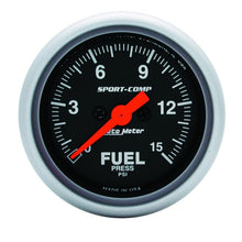 Autometer Sport - Comp 52mm 15PSI Electronic Fuel Pressure Gauge Universal | 3361 - JDMuscleFuel Pressure Regulator Gaugesatm3361
