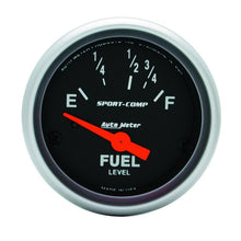 Autometer Sport Comp 52mm 16 - 158 Ohms Electronic Fuel Level Gauge Universal | 3318 - JDMuscleMulti Gaugesatm3318