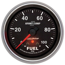 Autometer Sport - Comp II 2 - 5/8in 0 - 100 PSI Full Sweep Electronic Fuel Pressure Gauge Universal | 7663 - JDMuscleFuel Pressure Regulator Gaugesatm7663