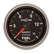 Autometer Sport - Comp II 2 - 5/8in Mechanical 15PSI Fuel Pressure Gauge Universal | 7611 - JDMuscleFuel Pressure Regulator Gaugesatm7611