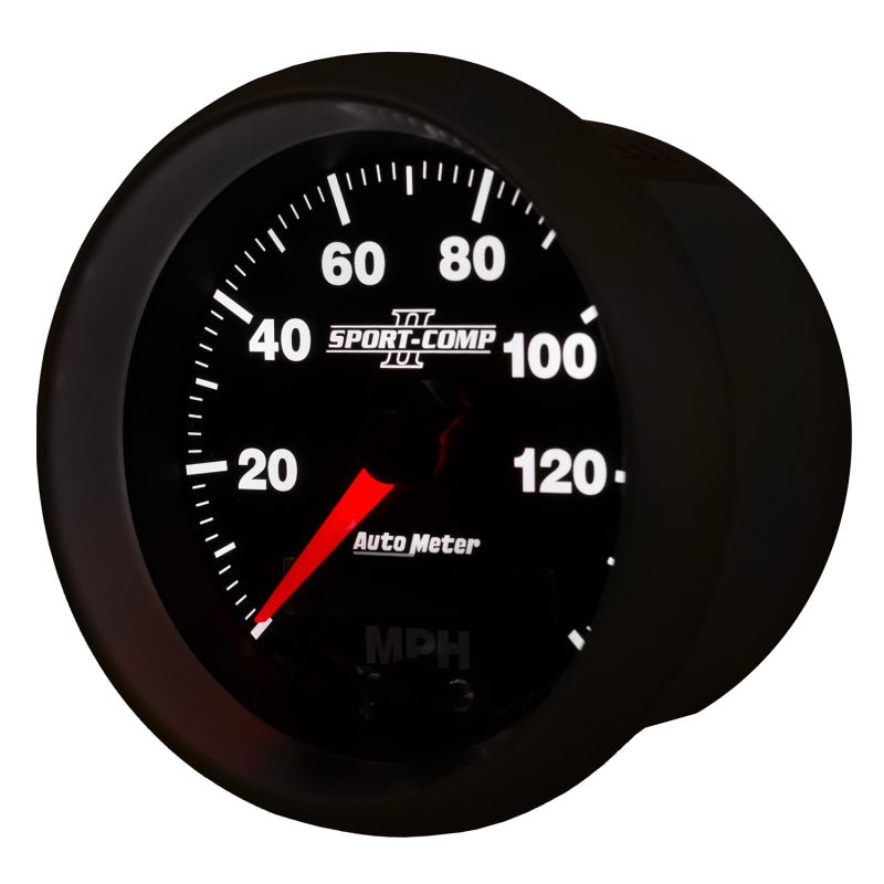 Autometer Sport - Comp II 3 - 3/8in 0 - 140MPH In - Dash Electronic GPS Programmable Speedometer Universal | 3680 - JDMuscleMulti Gaugesatm3680