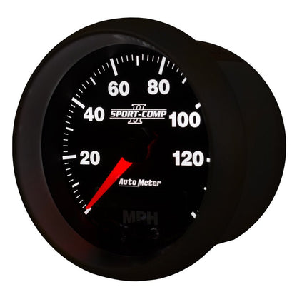 Autometer Sport - Comp II 3 - 3/8in 0 - 140MPH In - Dash Electronic GPS Programmable Speedometer Universal | 3680 - JDMuscleMulti Gaugesatm3680
