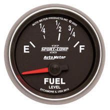 Autometer Sport - Comp II 52mm 73 - 10 ohms Short Seeep Electronic Fuel Level Gauge Universal | 3615 - JDMuscleMulti Gaugesatm3615