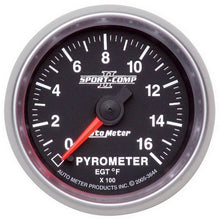 Autometer Sport - Comp II Full Sweep Electronic 52mm 0 - 1600 degree F Pyrometer Gauge Universal | 3644 - JDMuscleEGT Gaugesatm3644