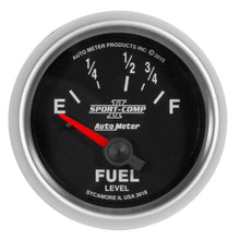 Autometer Sport - Comp II Gauge Fuel Level 2 1/16in 16e To 158f Electric Universal | 3618 - JDMuscleMulti Gaugesatm3618