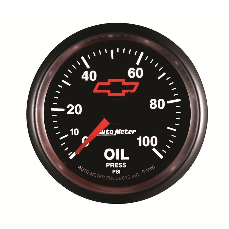 Autometer Sport - Comp II GM 52mm 0 - 100 PSI Mechanical Oil Pressure Gauge Universal | 3621 - 00406 - JDMusclePressure Gaugesatm3621-00406