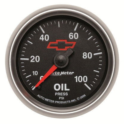 Autometer Sport - Comp II GM 52mm 0 - 100 PSI Mechanical Oil Pressure Gauge Universal | 3621 - 00406 - JDMusclePressure Gaugesatm3621-00406