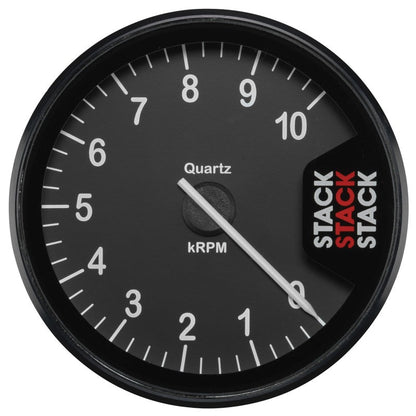 Autometer Stack Clubman Tachometer 80mm 0 - 10K RPM Black Universal | ST200 - 010 - JDMuscleTachometersatmST200-010