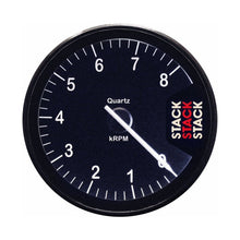 Autometer Stack Clubman Tachometer 80mm 0 - 8K RPM Black Universal | ST200 - 08 - JDMuscleTachometersatmST200-08
