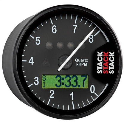 Autometer Stack Display Tachometer 0 - 8K RPM Black Universal | ST700SR - A - JDMuscleTachometersatmST700SR-A