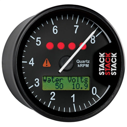 Autometer Stack Display Tachometer 0 - 8K RPM Black Universal | ST700SR - A - JDMuscleTachometersatmST700SR-A
