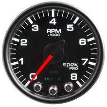 Autometer Tachometer Gauge, 0-11,000 RPM, Black Dial, Clear Lens, Black Bezel, 2 1/16" - Universal