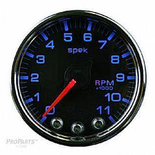 Autometer Tachometer Gauge, 0-11,000 RPM, Black Dial, Clear Lens, Chrome Bezel, 2 1/16" - Universal