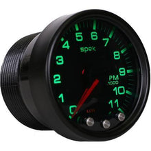 Autometer Tachometer Gauge, 0-11,000 RPM, Black Dial, Smoked Lens, Black Bezel, 2 1/16" - Universal