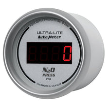 Autometer Ultra - Lite 2 - 1/16in 1600 PSI Digital Nitrous Pressure Gauge Silver Universal | 6574 - JDMusclePressure Gaugesatm6574
