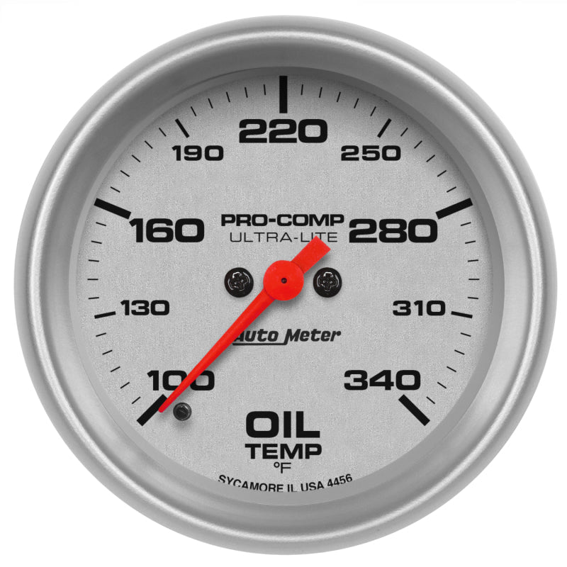 Autometer Ultra - Lite 2 - 5/8in 100 - 340F Oil Temperature Gauge Digital Stepper Motor Universal | 4456 - JDMuscleTemperature Gaugesatm4456