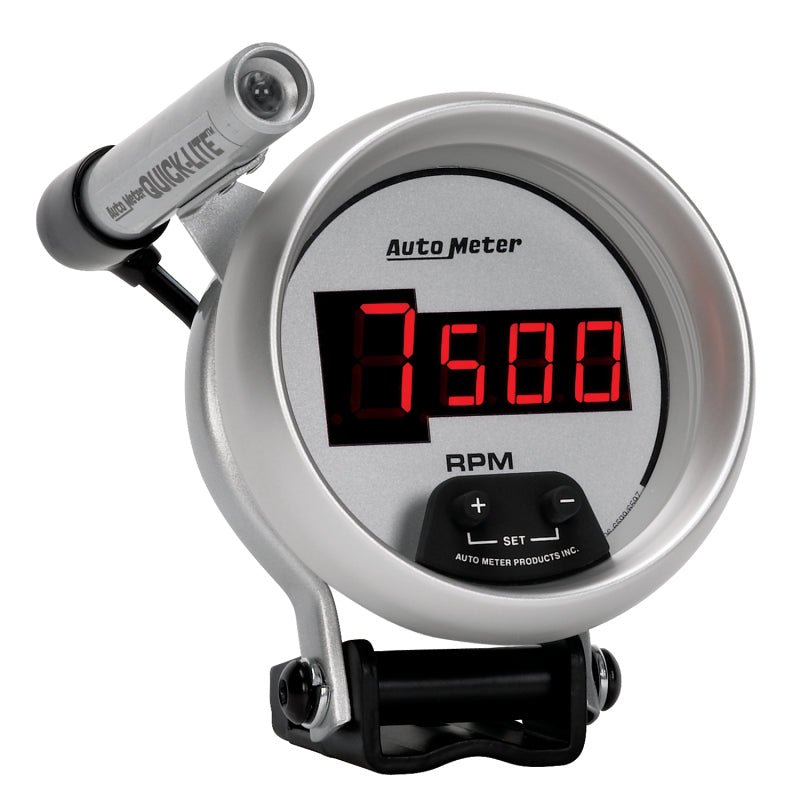 Autometer Ultra - Lite 3 - 3/4in 10000 RPM Digital Mini - Monster Tachometer Universal | 6599 - JDMuscleTachometersatm6599