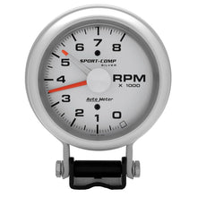 Autometer Ultra - Lite 3 - 3/4in 8,000 RPM Pedestal Mount Tachometer Universal | 3781 - JDMuscleTachometersatm3781