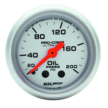 Autometer Ultra - Lite 52mm 0 - 200 PSI Mechanical Oil Pressure Gauge Universal | 4322 - JDMusclePressure Gaugesatm4322