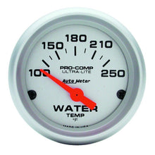 Autometer Ultra - Lite 52mm 100 - 250 Deg F Short Sweep Electric Water Temperature Gauge Universal | 4337 - JDMuscleTemperature Gaugesatm4337