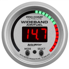 Autometer Ultra - Lite 52mm Air/Fuel Ratio Pro Plus Digital w/ Peak & Warning Gauge Universal | 4397 - JDMuscleAir Fuel Ratio Gaugesatm4397