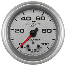 Autometer Ultra - Lite II 2 5/8in 0 - 100 PSI Full Sweep Electronic Fuel Pressure Gauge Universal | 7763 - JDMuscleFuel Pressure Regulator Gaugesatm7763