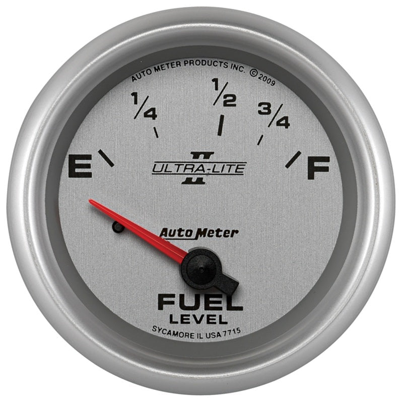 Autometer Ultra - Lite II 2 5/8in 73E - 10F SSE Fuel Level Gauge Universal | 7715 - JDMuscleMulti Gaugesatm7715