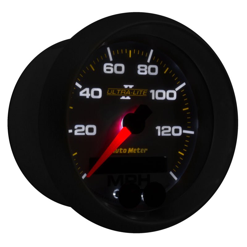 Autometer Ultra - Lite II 3 - 3/8in 0 - 140MPH In - Dash Electronic GPS Programmable Speedometer Universal | 4980 - JDMuscleMulti Gaugesatm4980