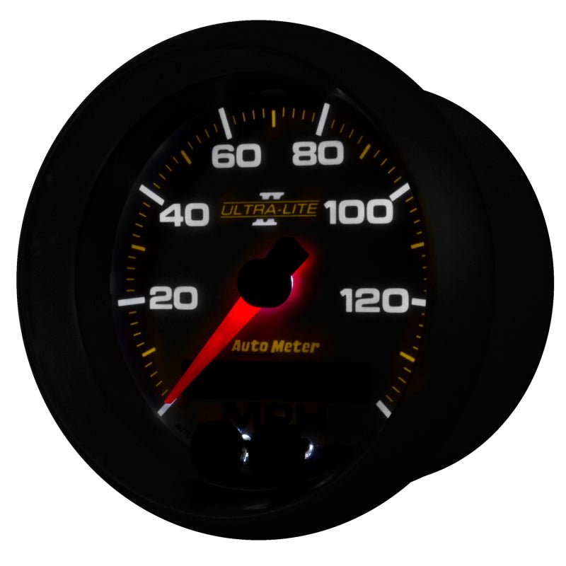 Autometer Ultra - Lite II 3 - 3/8in 0 - 140MPH In - Dash Electronic GPS Programmable Speedometer Universal | 4980 - JDMuscleMulti Gaugesatm4980