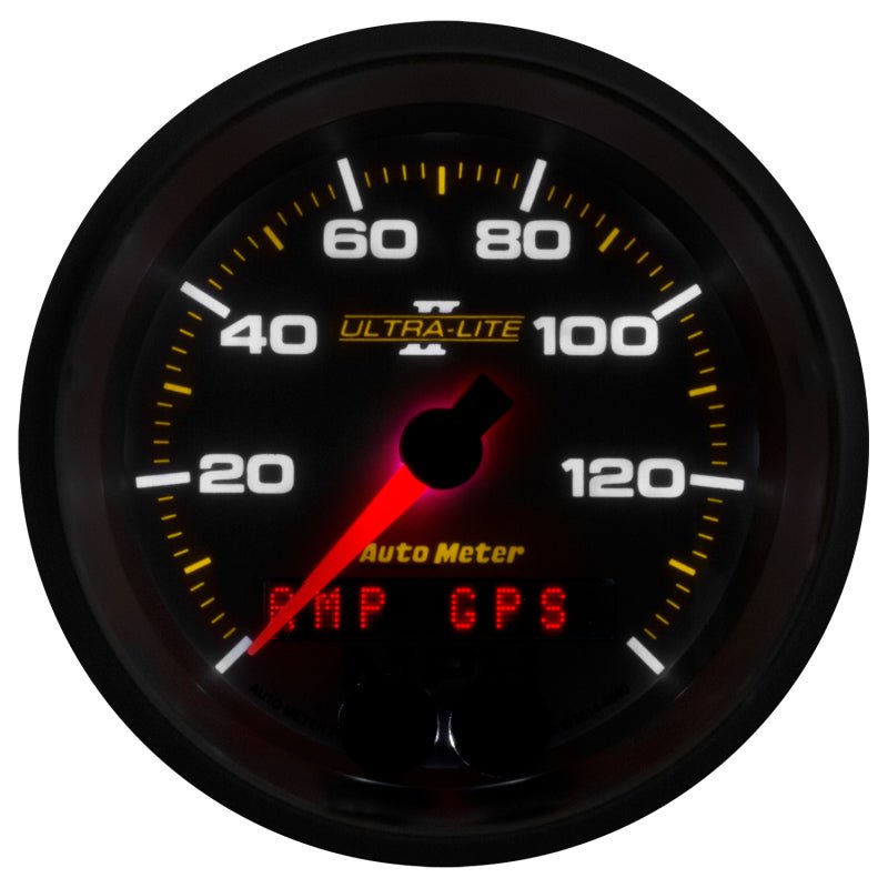 Autometer Ultra - Lite II 3 - 3/8in 0 - 140MPH In - Dash Electronic GPS Programmable Speedometer Universal | 4980 - JDMuscleMulti Gaugesatm4980