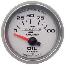Autometer Ultra - Lite II 52mm 0 - 100 PSI Electrical Oil Pressure Gauge Universal | 4927 - JDMusclePressure Gaugesatm4927